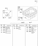 Oil Pan Oil Pump Screen Diagram and Parts List for 587447-0205-E2  Briggs and Stratton Engine